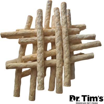 Show full view: Dr. Tim's Break-A-Bulls Petite Rawhide Dog Dental Chews, 15 count slide 3 of 5
