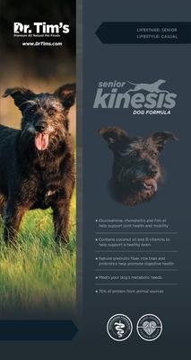 Show full view: Dr. Tim's Kinesis Senior Dog Formula Dry Food, 40-lb bag slide 4 of 9