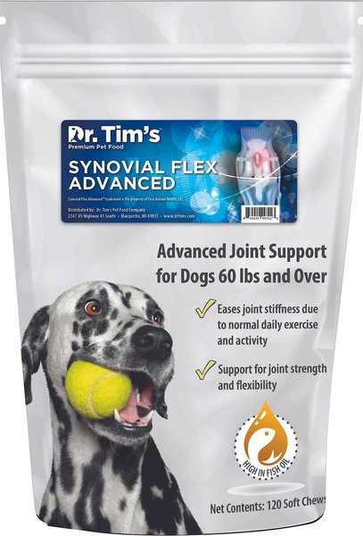 Dr. Tim's Synovial Flex Advanced Joint Mobility Chews for Dogs under 60lbs