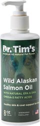 Dr. Tim's Wild Alaskan Salmon Oil Liquid Dog Supplement, 8-fl oz bottle