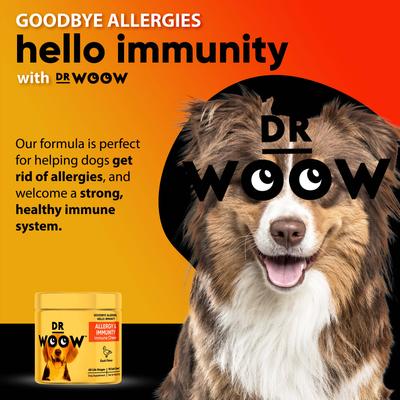 Show full view: Dr Woow Duck Flavored Soft Chew Allergy & Immune Supplement for Dogs, 90 count slide 8 of 10