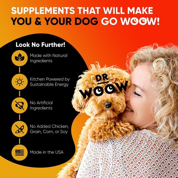 Dr Woow Hip & Joint Lamb Flavored Soft Chew Joint Supplement for Dogs, 90 count