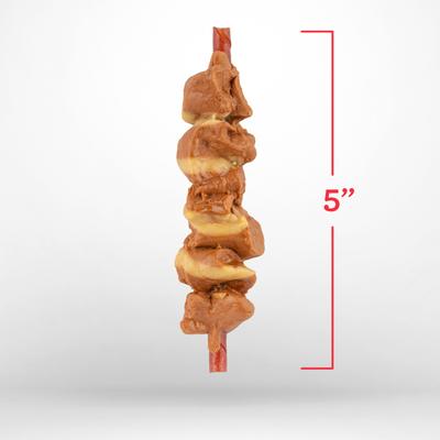 Show full view: DreamBone Double Protein Chews Real Chicken, Sirloin & Peanut Butter Rawhide Free Dog Chews, 10 count slide 10 of 13