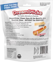 DreamBone DreamSticks Real Bacon & Cheese Flavor Rawhide Free Dog Chews, 15 count slide 2 of 9