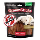 DreamBone DreamSticks Beef Chews Dog Treats, 15 count