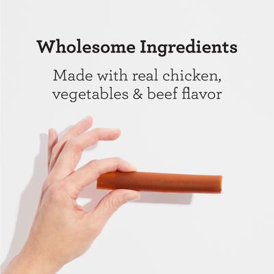 Show full view: DreamBone DreamSticks Beef Flavor Rawhide Free Dog Chews, 15 count slide 5 of 13