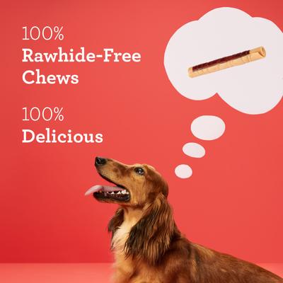 Show full view: DreamBone DreamSticks Real Chicken Rawhide Free Dog Chews, 15 count slide 6 of 13