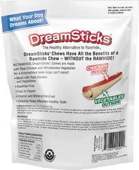 DreamBone DreamSticks Real Chicken Rawhide Free Dog Chews, 9 count slide 2 of 9