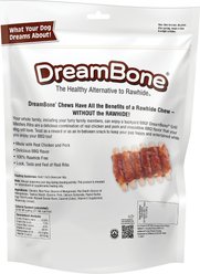 DreamBone Grill Masters Full Rack Ribs BBQ Flavor Rawhide Free Dog Chews, 7 count slide 2 of 8