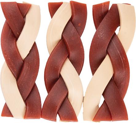 Show full view: DreamBone Little Braidz Real Chicken & Pork Rawhide Free Dog Chews, 8 count slide 6 of 13