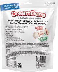 DreamBone Real Chicken Rawhide Free Dog Chew Bones, Medium, 4 count slide 2 of 9