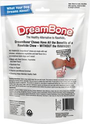 DreamBone Beef Flavor Rawhide Free Dog Chew Bones, Mini, 24 count slide 2 of 9