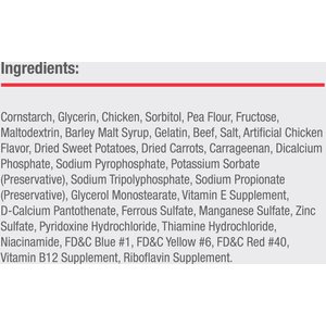 DreamBone Beef Flavor Rawhide Free Dog Chew Bones, Mini, 24 count
