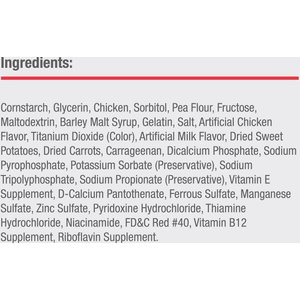 DreamBone Real Chicken Rawhide Free Dog Chew Bones, Mini, 50 count