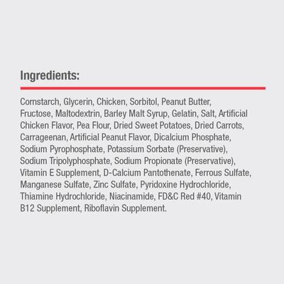 Show full view: DreamBone Real Peanut Butter Rawhide Free Dog Chew Bones, Large, 3 count slide 9 of 11