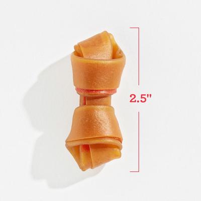 Show full view: DreamBone Real Peanut Butter Rawhide Free Dog Chew Bones, Mini, 80 count slide 4 of 11