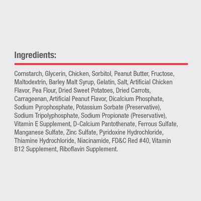 Show full view: DreamBone Real Peanut Butter Rawhide Free Dog Chew Bones, Mini, 80 count slide 9 of 11