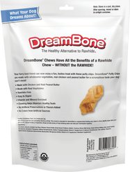 DreamBone Puffy Chips Real Peanut Butter Rawhide Free Dog Chews, 18 count slide 2 of 8