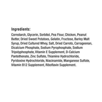 Show full view: DreamBone Puffy Chips Real Peanut Butter Rawhide Free Dog Chews, 18 count slide 6 of 12