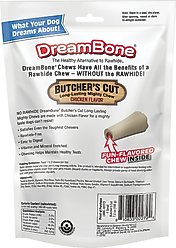 DreamBone Butcher's Cut Chicken Flavor Rawhide Free Dog Chew Bones, Small, 4 count slide 2 of 7