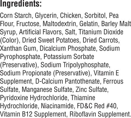 Show full view: DreamBone Rattle Ball Chews Real Chicken Rawhide Free Dog Chews, Small, 14 count slide 4 of 11