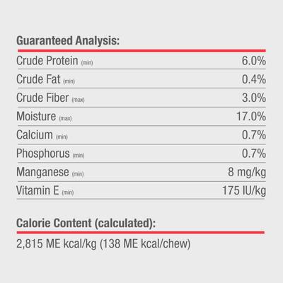 Show full view: DreamBone Triple Action Dental Sticks with Charcoal Spearmint Flavor Rawhide Free Dog Chews, Large, 6 count slide 9 of 12