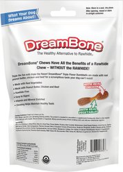 DreamBone Triple Flavor Dumbbells Real Chicken, Beef & Pork Rawhide Free Dog Chews, 10 count slide 2 of 8