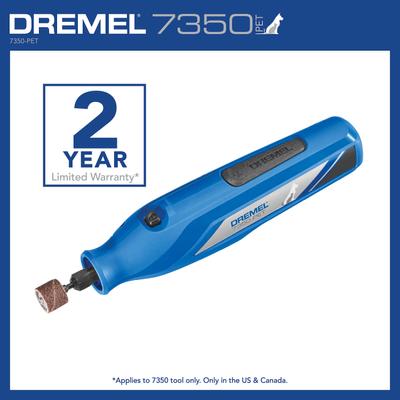 Show full view: Dremel 7350-PT Cordless Dog & Cat Rotary Nail Grinder Kit slide 6 of 10