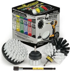 Drillbrush Power Scrubber 3-Piece Pet Hair Remover Brush Kit & Long Reach Extension, Soft Bristle Drill Brush slide 1 of 7