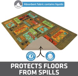 Drymate Absorbent Cat Bowl Food Mat, 12-in x 20-in slide 2 of 7