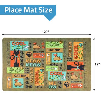 Show full view: Drymate Absorbent Cat Bowl Food Mat, 12-in x 20-in slide 4 of 9
