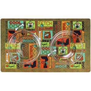 Drymate Absorbent Cat Bowl Food Mat, 12-in x 20-in