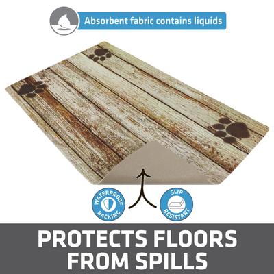 Show full view: Drymate Absorbent Dog & Cat Bowl Food Mat, 12-in x 20-in slide 2 of 8