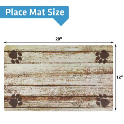 Show full view: Drymate Absorbent Dog & Cat Bowl Food Mat, 12-in x 20-in slide 4 of 8