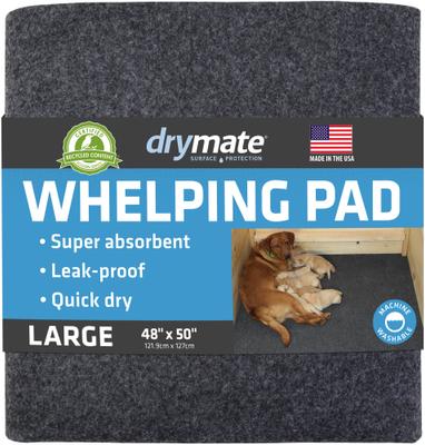 Show full view: Drymate Dog & Cat Whelping Box Mat, Washable Puppy Training Pee Pad, Large: 48 x 50-in slide 1 of 9