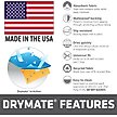 Show in main carousel: Drymate Dog Playpen Mat, Washable Puppy Training Pee Pad, Charcoal, 60-in x 74-in slide 8 of 10
