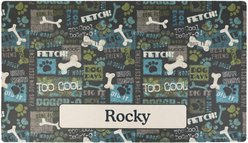 Drymate Green Best Friend Personalized Dog Placemat, Large