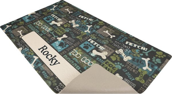 Drymate Green Best Friend Personalized Dog Placemat