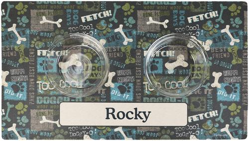 Show full view: Drymate Green Best Friend Personalized Dog Placemat, Large slide 4 of 5