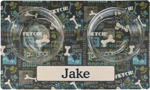 Show full view: Drymate Green Best Friend Personalized Dog Placemat, Small slide 5 of 6