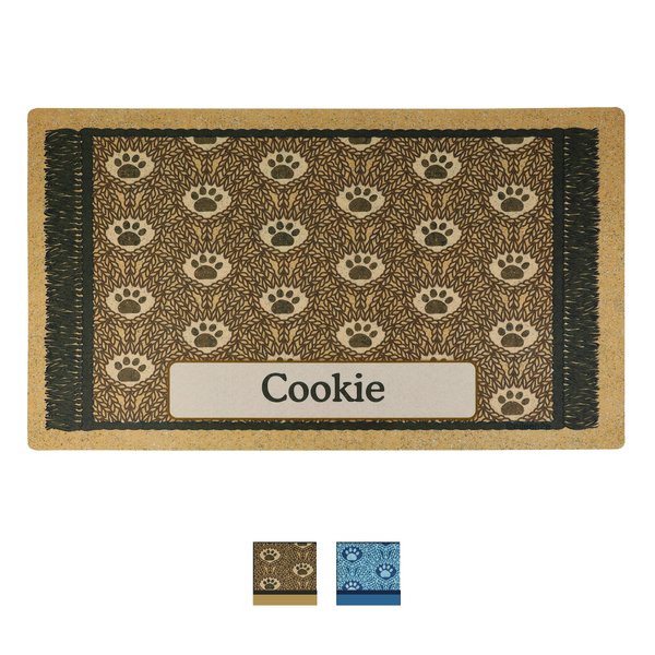 Drymate Cool Dog Dog Place Mat, Brown, Small