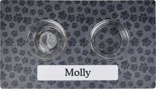 Show full view: Drymate Paw Dots Personalized Dog & Cat Placemat, Large slide 5 of 9