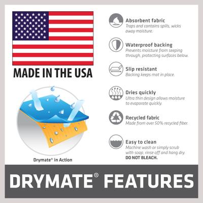 Show full view: Drymate Paw Dots Personalized Dog & Cat Placemat, Large slide 6 of 9