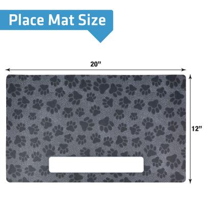 Show full view: Drymate Paw Dots Personalized Dog & Cat Placemat, Small slide 4 of 9