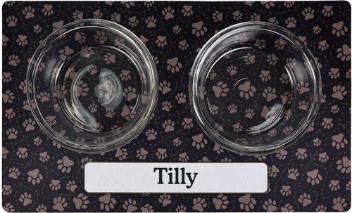 Show full view: Drymate Paw Path Personalized Dog & Cat Placemat, Small slide 4 of 4