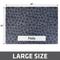 Show in main carousel: Drymate Personalized Cat Litter Mat, 20x28-in, Black Paw Dots slide 6 of 10