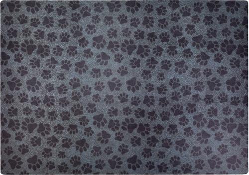 Show full view: Drymate Personalized Cat Litter Mat, 20x28-in, Black Paw Dots slide 8 of 10