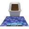 Show in main carousel: Drymate Personalized Cat Litter Mat, 20x28-in, Good Medicine Blue slide 7 of 10