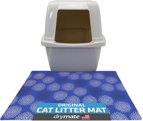 Show full view: Drymate Personalized Cat Litter Mat, 20x28-in, Good Medicine Blue slide 7 of 10