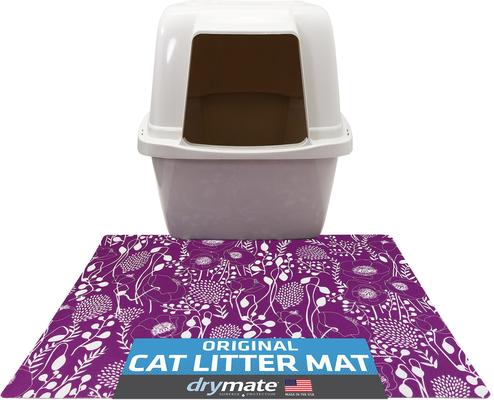 Show full view: Drymate Personalized Cat Litter Mat, 20x28-in, Good Medicine Plum slide 8 of 10